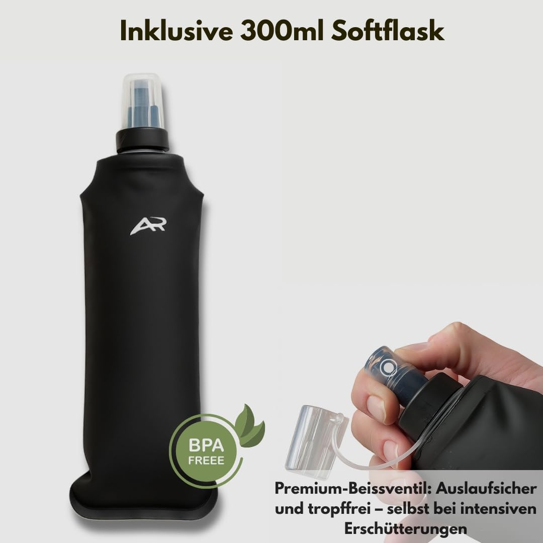 AeroRun® Laufgürtel mit 300ml Softflask