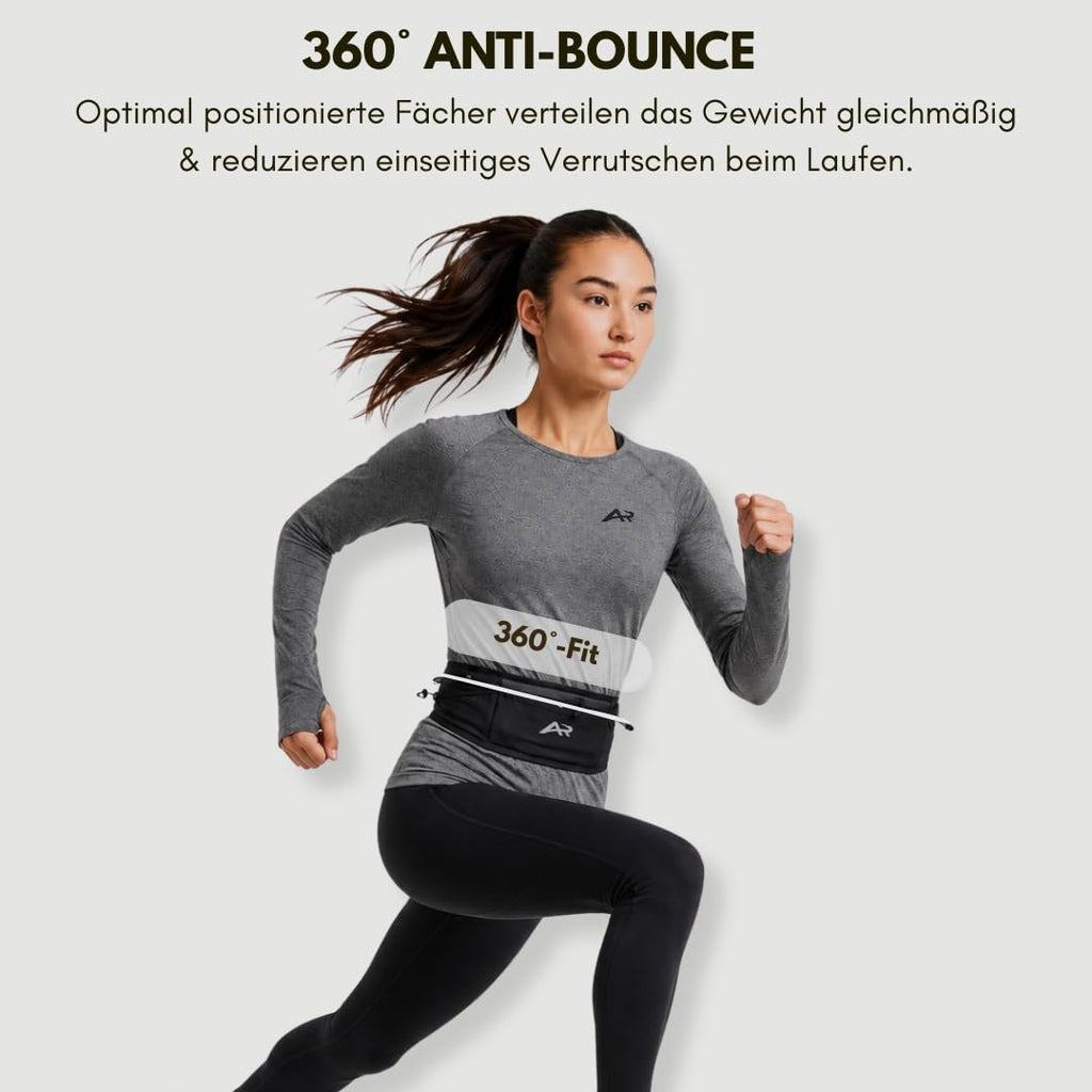 AeroRun® Laufgürtel mit 300ml Softflask