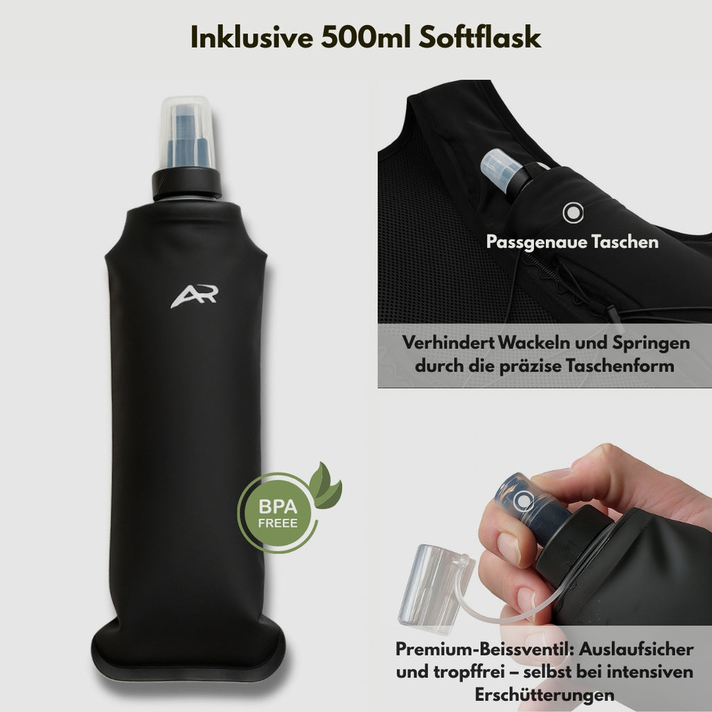 AeroRun® Pro mit 500ml Trinkflasche