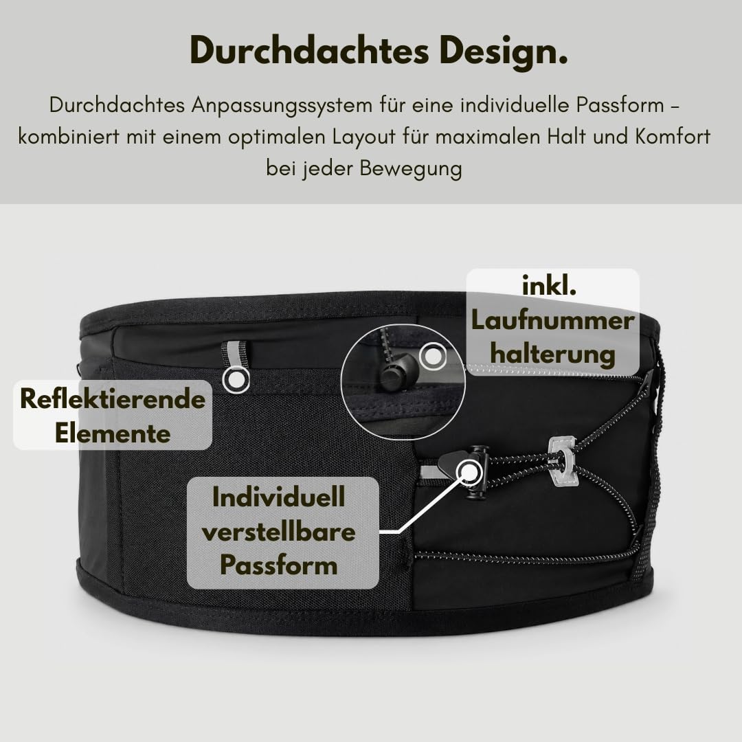 AeroRun® Laufgürtel mit 300ml Softflask