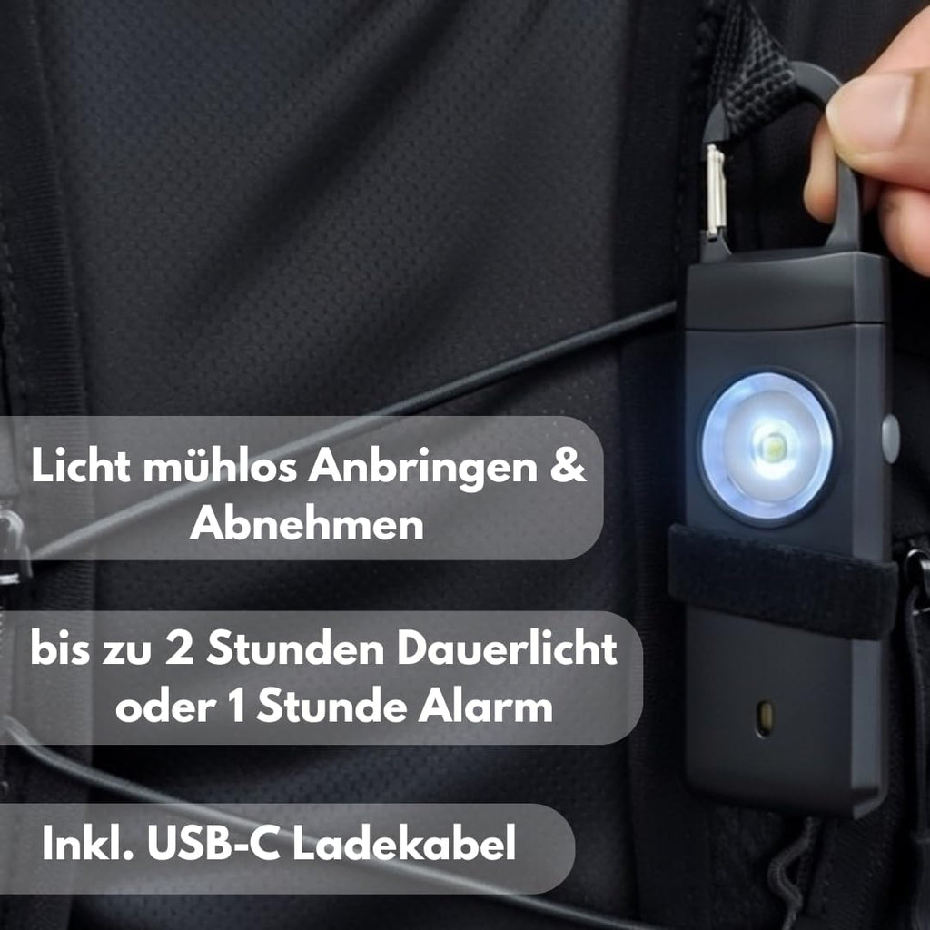 AeroRun™ Laufweste mit 500ml Trinkflasche & Alarm Licht (Größe XS-S)