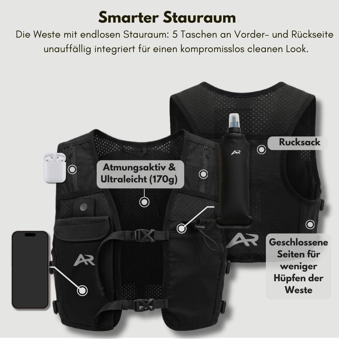 AeroRun® Lite mit 500ml Soft Flask Trinkflasche