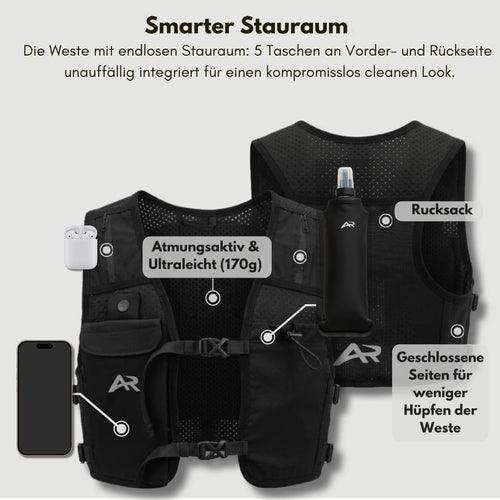AeroRun® Lite mit 500ml Soft Flask Trinkflasche